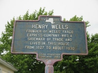 Henry Wells Marker image. Click for full size.