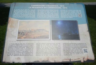 Commodore�s Residence, 1815 Marker image. Click for full size.