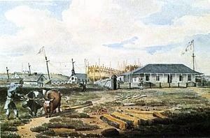 Commodore�s Residence, 1815 image. Click for full size.