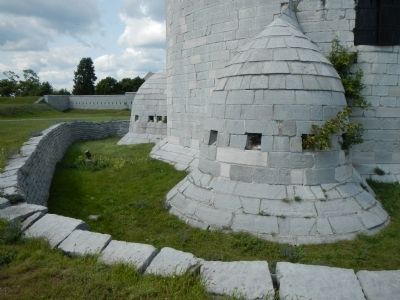 Detail of the Martello tower defenses. image. Click for full size.