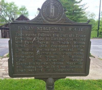 Early Stage-Mail Route Marker image. Click for full size.
