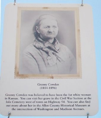 Granny Cowden Marker. Click for full size. Granny Cowden Marker image. Click for full size.