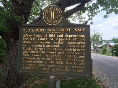 Old Court-New Court Issue Marker image. Click for full size.