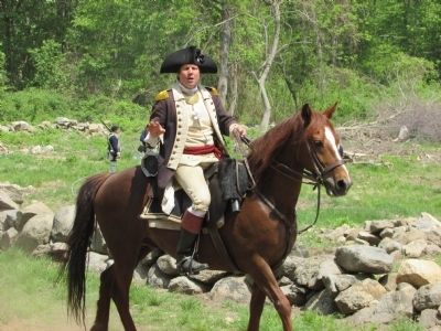 Gen. Nathanael Greene at Spell Hall image. Click for full size.