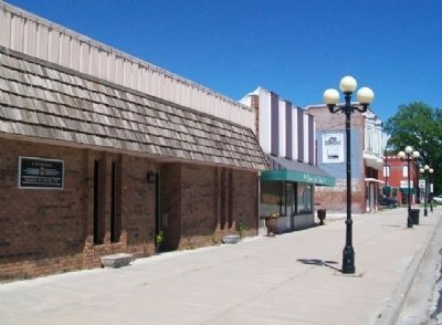 East Jackson Street Businesses Marker image. Click for full size.