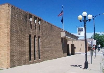 Iola Police Department Marker. Click for full size. Iola Police Department Marker image. Click for full size.