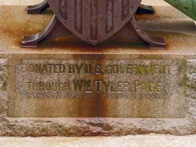 Donated by the U.S. Government<br>Through Wm Tyler Page. Click for full size. Donated by the U.S. Government<br>Through Wm Tyler Page image. Click for full size.