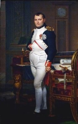 The Emperor Napoleon in His Study in the Tuileries image. Click for full size.