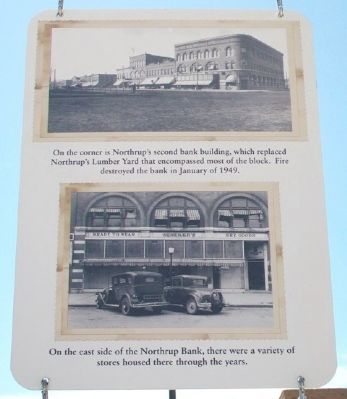 Northrup Bank Marker image. Click for full size.
