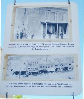 Northrup Bank and North Washington Street Businesses Marker image. Click for full size.