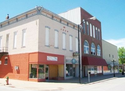 Northrup Bank and North Washington Street Businesses Marker image. Click for full size.