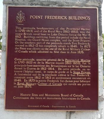 Point Frederick Buildings Marker image. Click for full size.