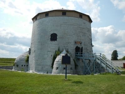 1846 Martello tower at Point Frederick image. Click for full size.