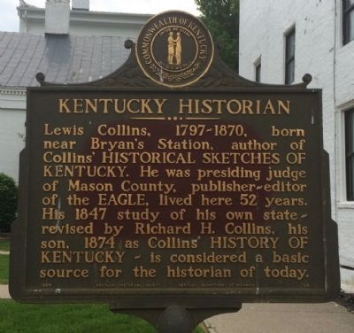Kentucky Historian Marker. Click for full size. Kentucky Historian Marker image. Click for full size.