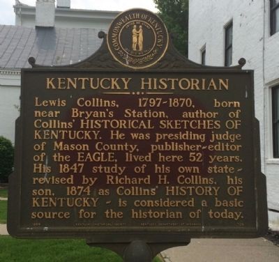 Kentucky Historian Marker image. Click for full size.