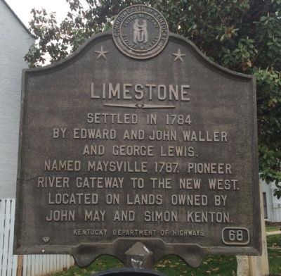 Limestone Marker. Click for full size. Limestone Marker image. Click for full size.