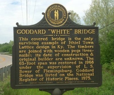 Goddard "White" Bridge Marker image. Click for full size.