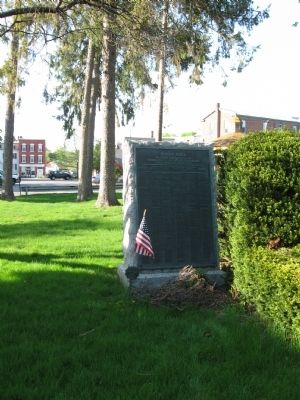 Hyde Park World War II Korean War Monument image. Click for full size.