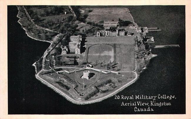 <i>Royal Military College, Aerial View, Kingston, Canada</i> image. Click for full size.