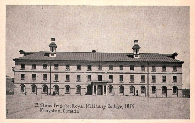 <i>Stone Frigate, Royal Military College, 1876, Kingston, Canada</i> image. Click for full size.