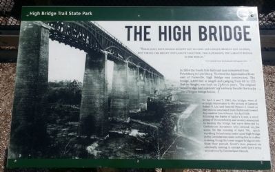 The High Bridge Marker. Click for full size. The High Bridge Marker image. Click for full size.