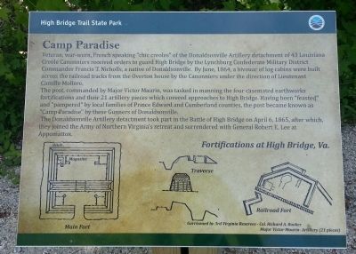 Camp Paradise Marker. Click for full size. Camp Paradise Marker image. Click for full size.