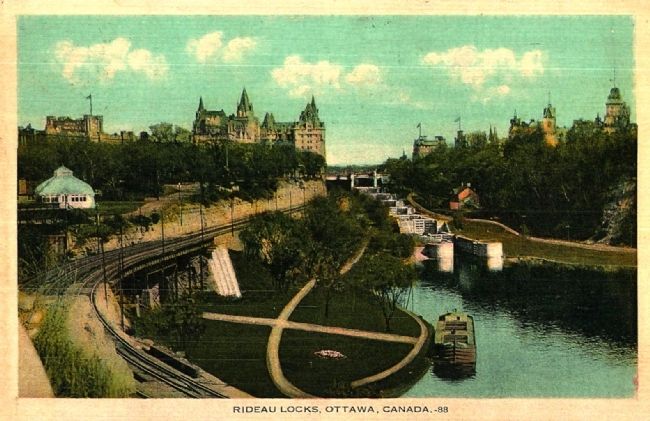 <i>Rideau Locks, Ottawa, Canada</i> image. Click for full size.