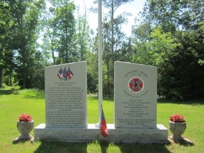 The Burning of White Oak Methodist Church Marker image. Click for full size.
