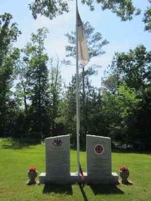 The Burning of White Oak Methodist Church Marker image. Click for full size.
