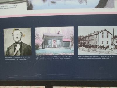 Brigham Young Pictures on Marker image. Click for full size.