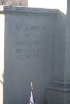 Franklin Pierce Marker. Click for full size. Franklin Pierce Marker image. Click for full size.