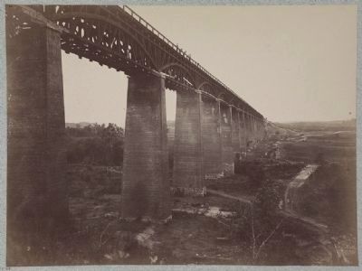High bridge, Appomattox, Va. image. Click for full size.