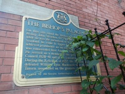 The Bishop�s Palace 1818 Marker image. Click for full size.