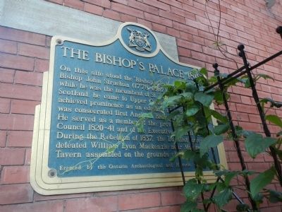 The Bishops Palace 1818 Marker image. Click for full size.