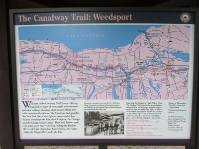 The Canalway Trail Information Panel image. Click for full size.