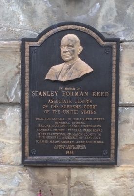 Stanley Forman Reed Marker image. Click for full size.