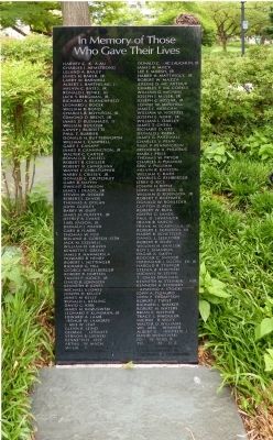 Vietnam Veterans Memorial Marker. Click for full size. Vietnam Veterans Memorial Marker image. Click for full size.