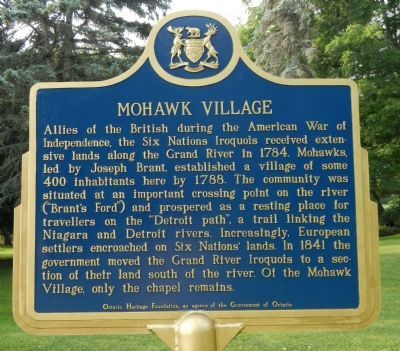 Mohawk Village Marker image. Click for full size.