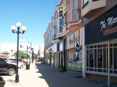 East Madison Avenue Businesses Marker. Click for full size. East Madison Avenue Businesses Marker image. Click for full size.