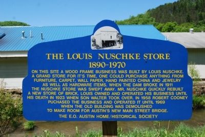 The Louis Nuschke Store Marker image. Click for full size.