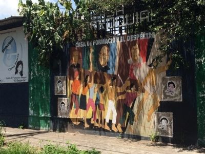 Mural at the entrance of "El Despertar". Click for full size. Mural at the entrance of "El Despertar" image. Click for full size.