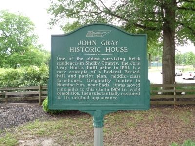 John Gray Historic House Marker. Click for full size. John Gray Historic House Marker image. Click for full size.