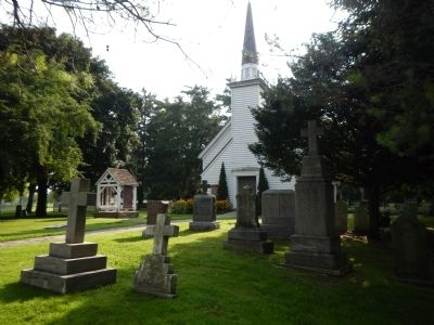 Her Majesty’s Chapel of the Mohawks Marker. Click for full size. Her Majesty’s Chapel of the Mohawks Marker image. Click for full size.