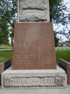 The Six Nations War Memorial Marker. Click for full size. The Six Nations War Memorial Marker image. Click for full size.