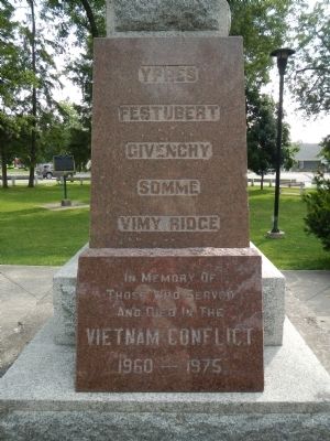 The Six Nations War Memorial Marker. Click for full size. The Six Nations War Memorial Marker image. Click for full size.
