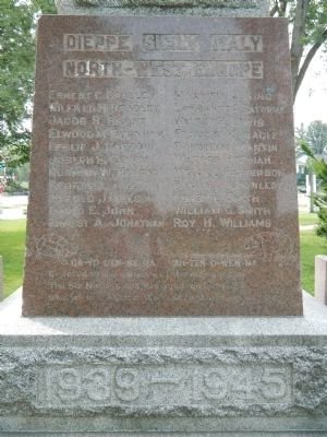 The Six Nations War Memorial Marker image. Click for full size.
