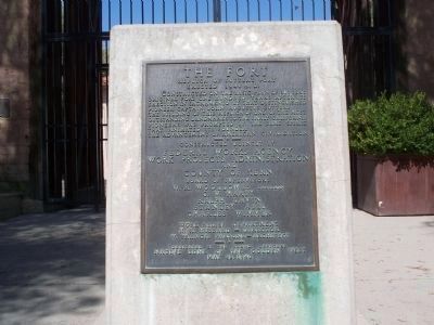 The Fort Marker image. Click for full size.