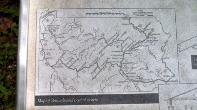 Map of Pennsylvania Canal System image. Click for full size.