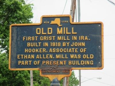 Old Grist Mill Marker. Click for full size. Old Grist Mill Marker image. Click for full size.