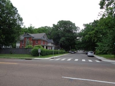 View of Annesdale Park down Vinton with marker on left. Click for full size. View of Annesdale Park down Vinton with marker on left image. Click for full size.